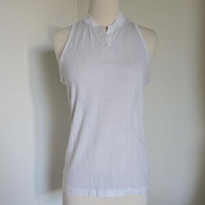 LuluLemonWomen's White Sleeveless Polo Top